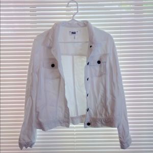 Paige white denim jacket